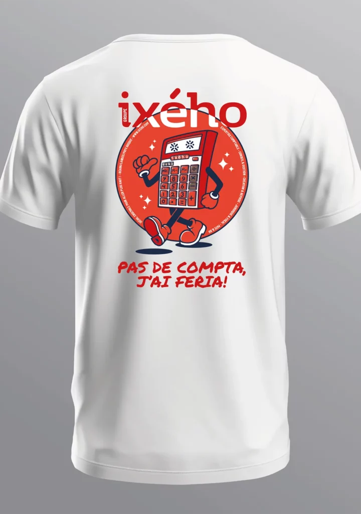 IXÉHO - PAS DE COMPTA, J'AI FERIA ! - Tshirt Dos