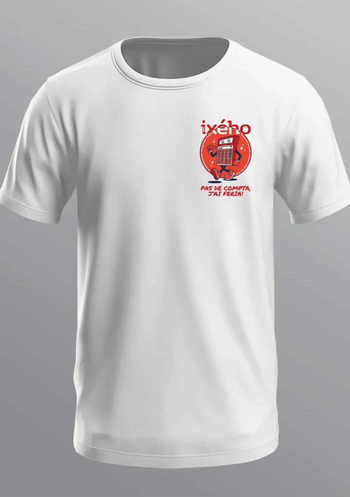 IXÉHO - PAS DE COMPTA, J'AI FERIA ! - Tshirt Face
