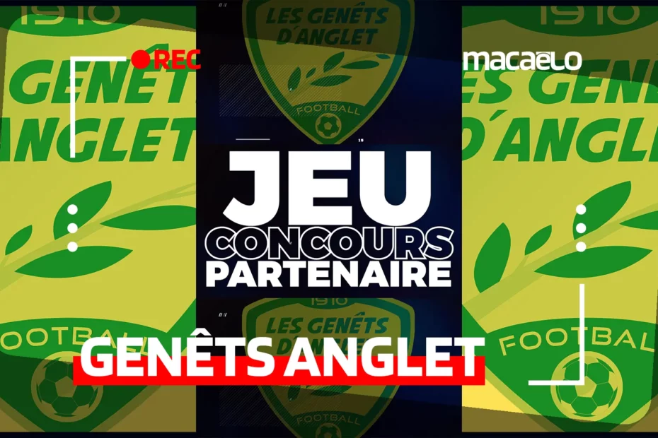 ⚽ GENÊTS ANGLET FOOTBALL | Jeu Concours "Devinez notre partenaire mystère 🤔"