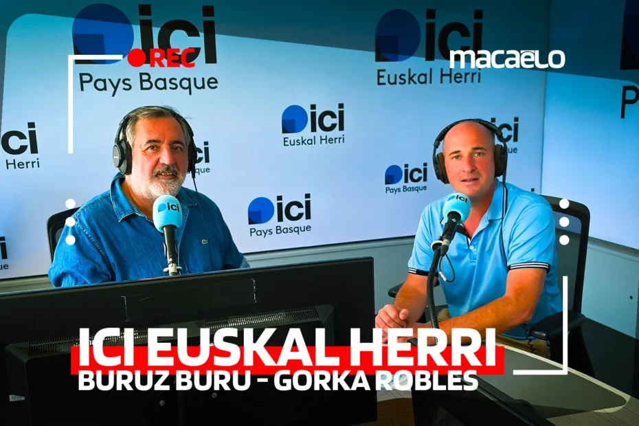 Laurent Villeneuve, fondateur de Macaélo, invité de Buruz Buru sur ICI EUSKAL HERRI